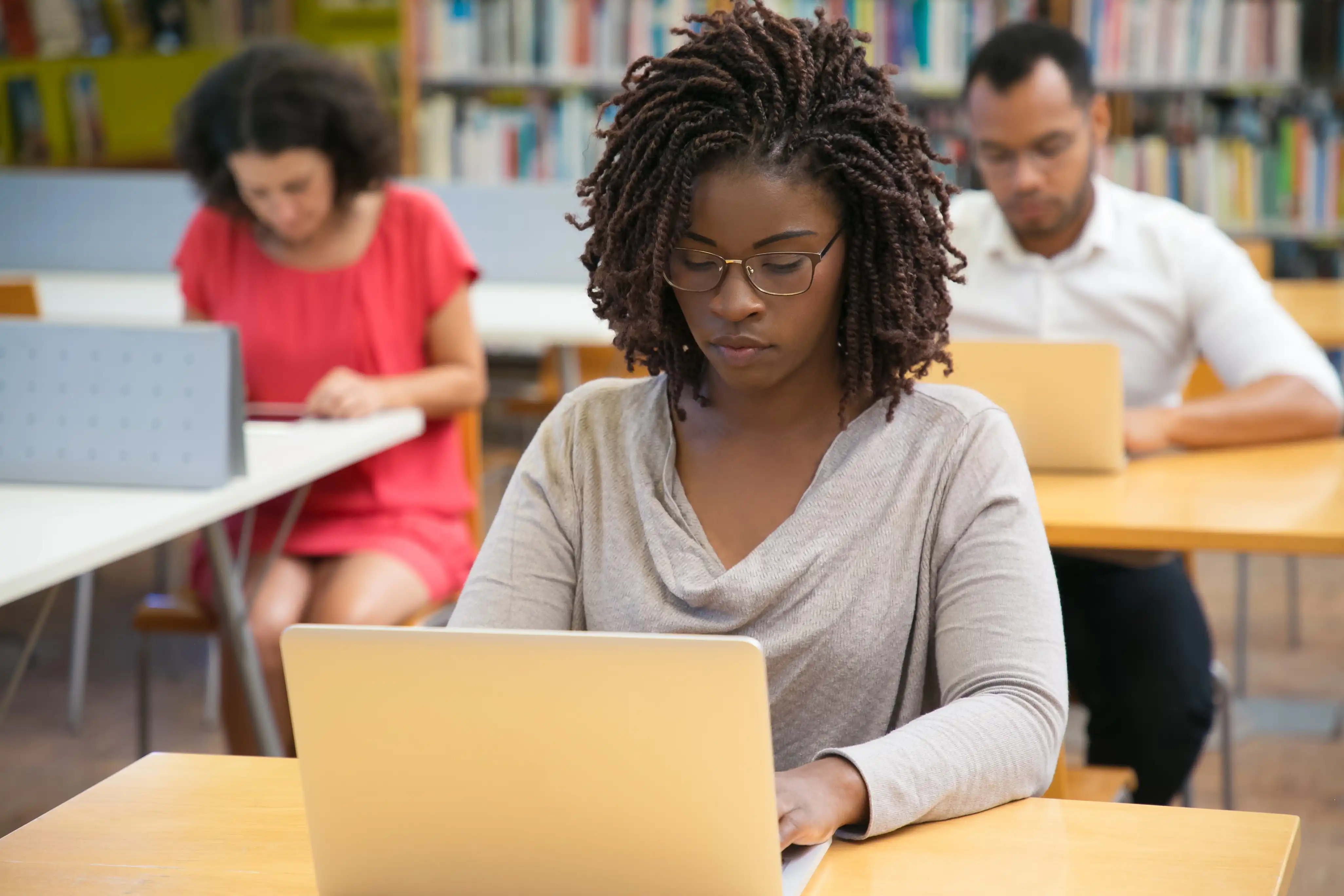 Student preparing for guided study